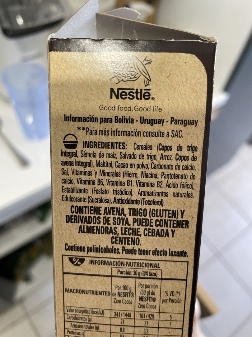 Nestlé Nesfit Zero Cocoa