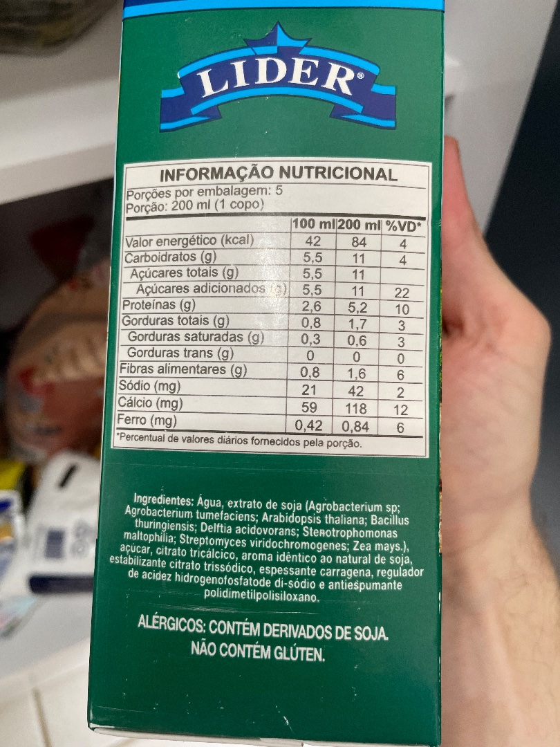 Bebida de Soja Lider