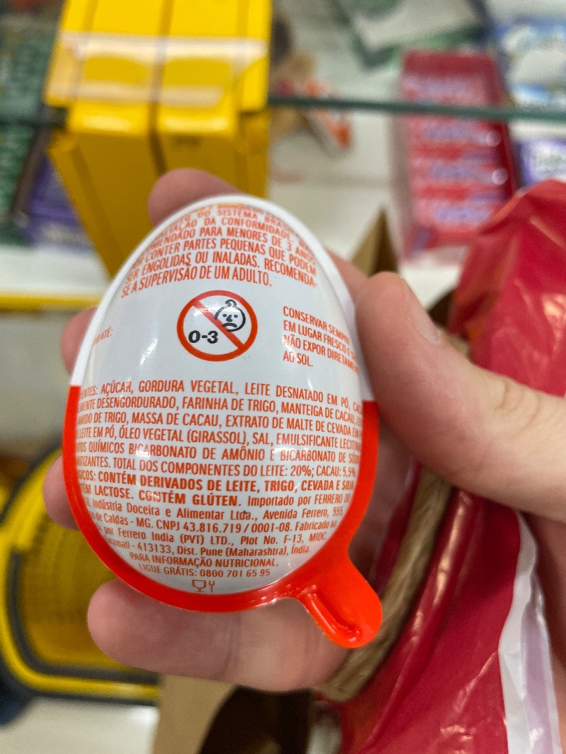 Ovo de Chocolate com Surpresa (Kinder Joy)