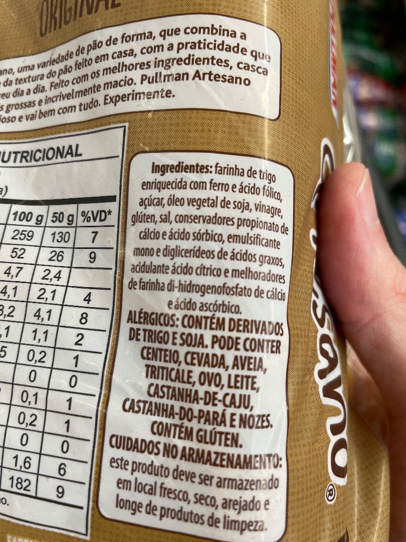 Pão de Forma Pullman Artesano Original