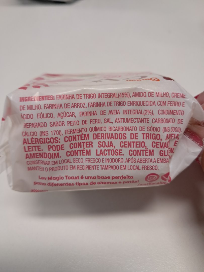 Lev Magic Toast Sabor Peito de Peru