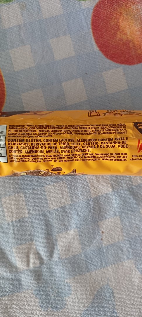 Biscoito/Snack Integral com Castanhas