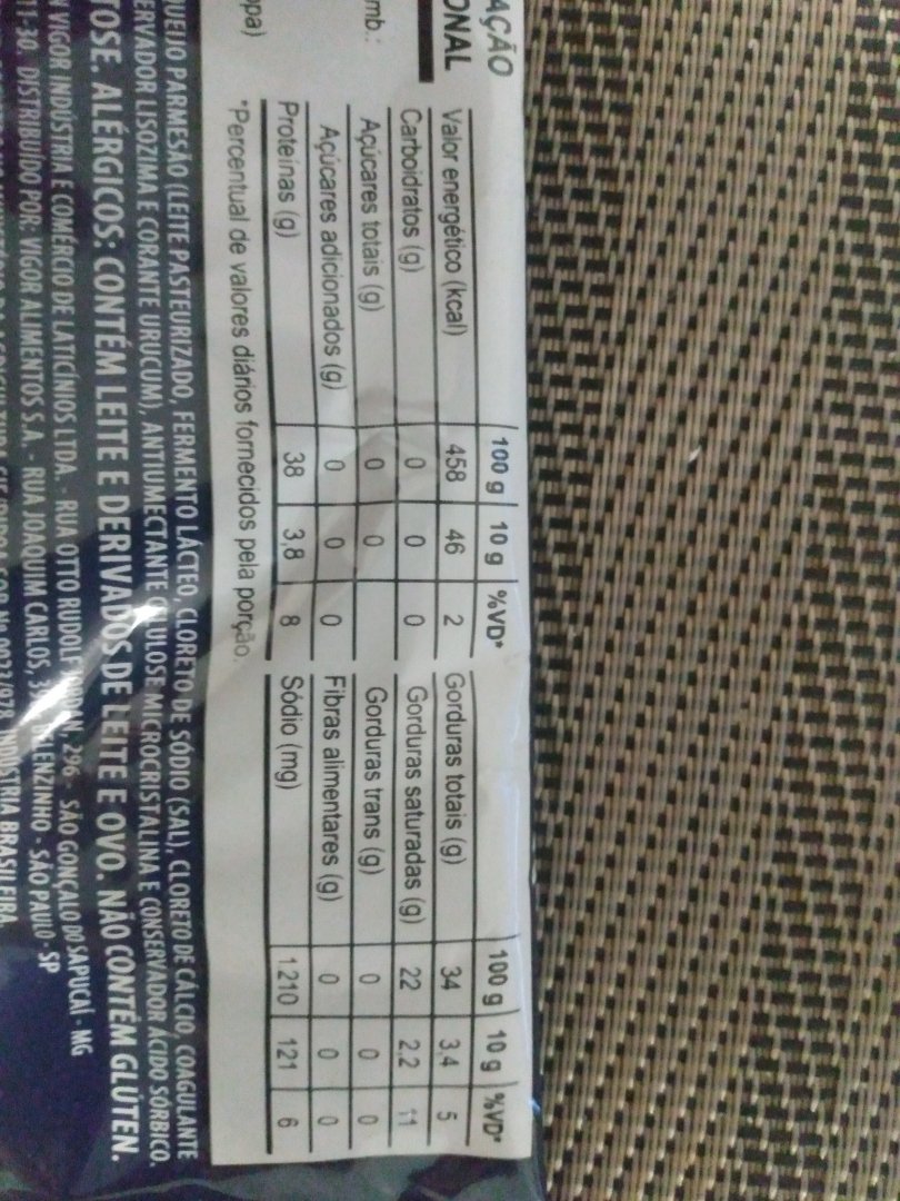 Queijo Parmesão Ralado