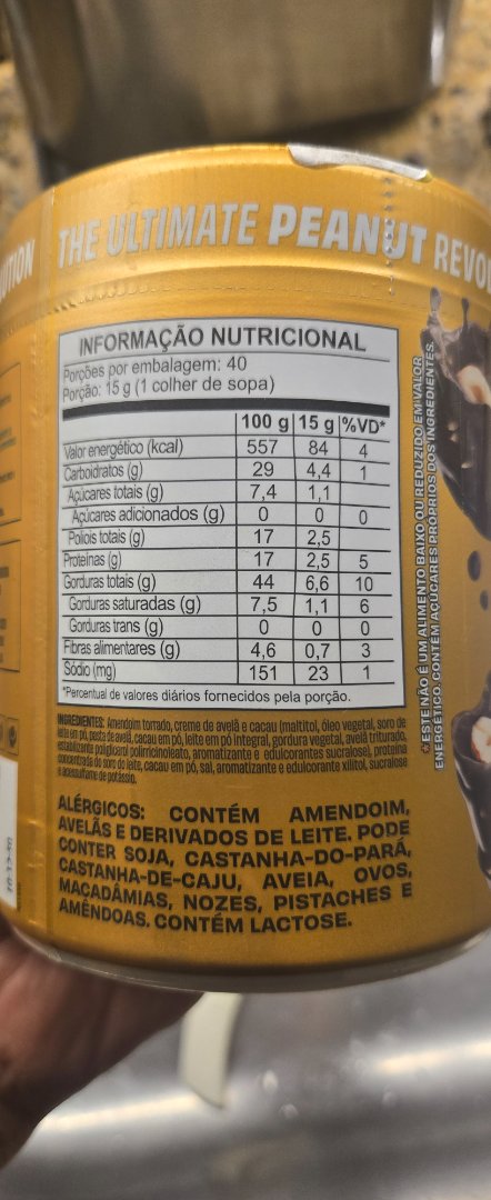 Pasta de Amendoim com Creme de Avelã e Cacau