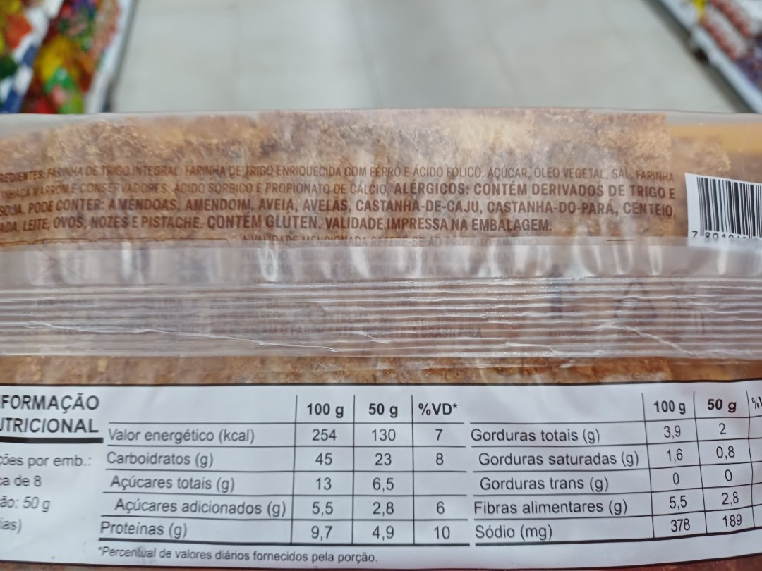 Pão de Forma Integral