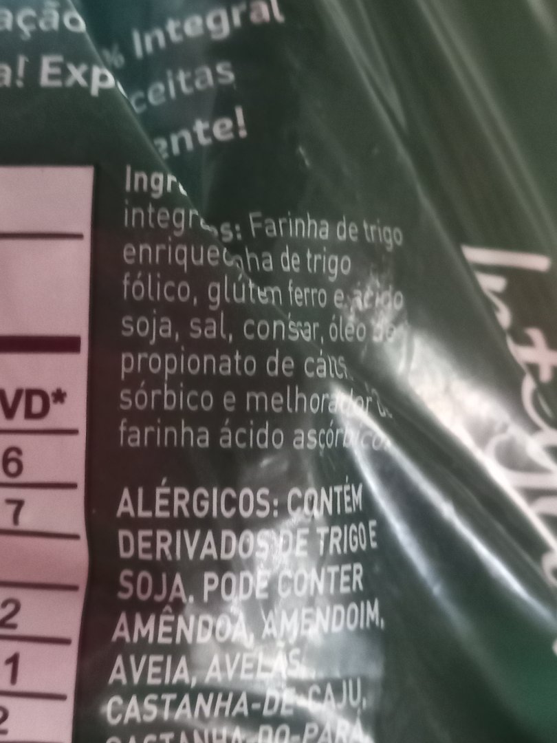 Pão de Forma Industrializado