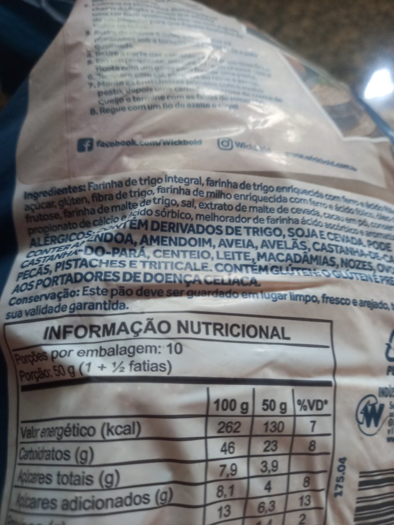 Pão Multigrãos Wickbold