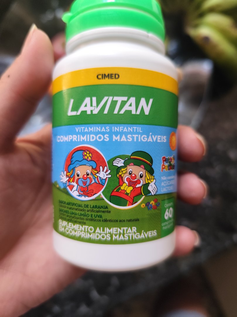 Lavitan Vitaminas Infantil Comprimidos Mastigáveis