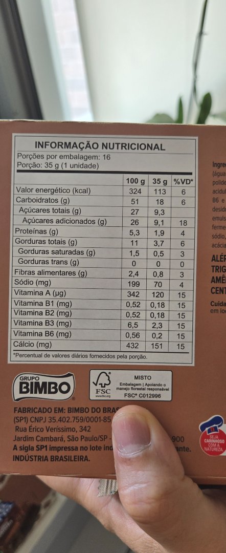 Bolinho Industrializado (Grupo Bimbo)