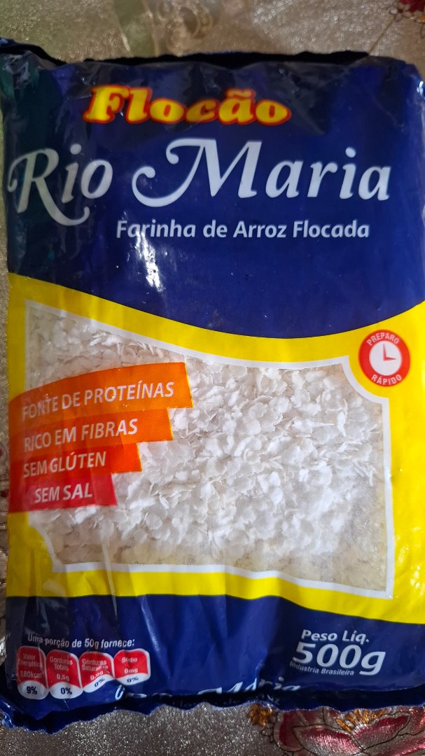 Flocão Rio Maria - Farinha de Arroz Flocada
