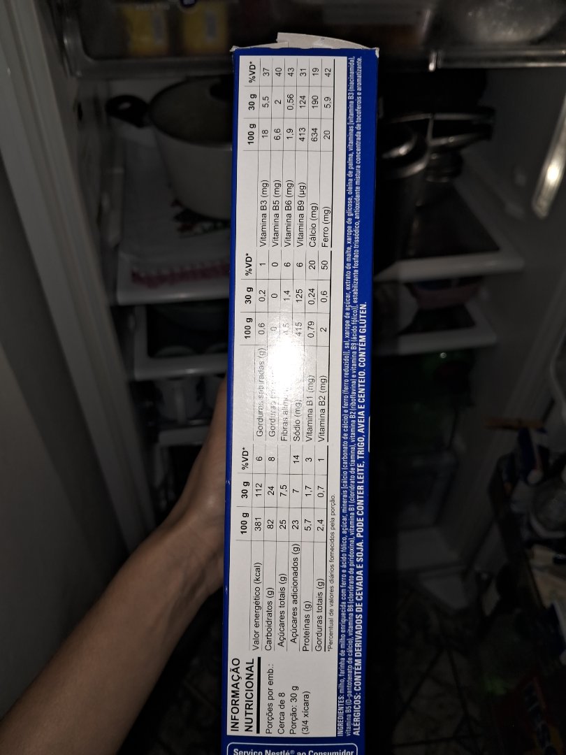 Cereal Matinal de Milho