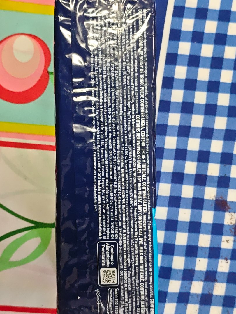 Biscoito Tipo Cream Cracker