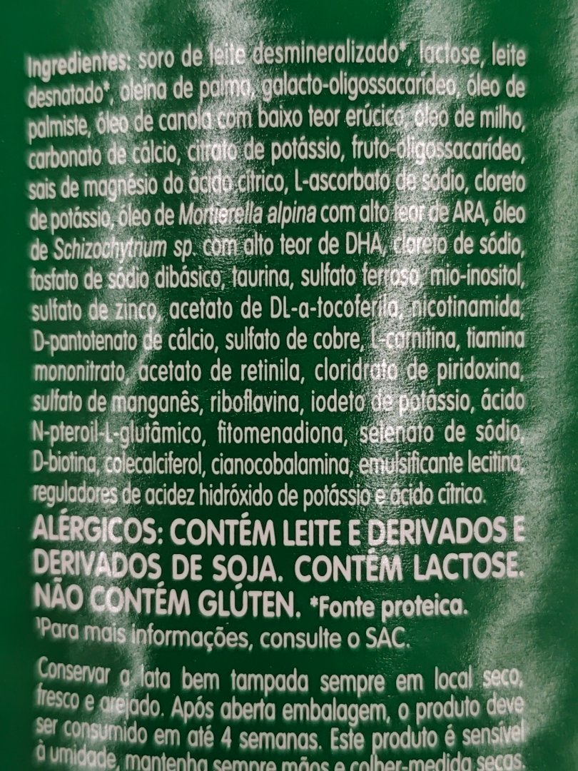 Fórmula Infantil para Lactentes