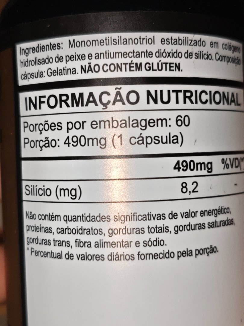 Silício Orgânico (Monometilsilanotriol)