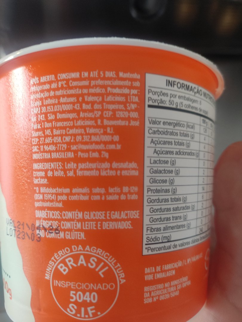 Queijo Cottage Zero Lactose