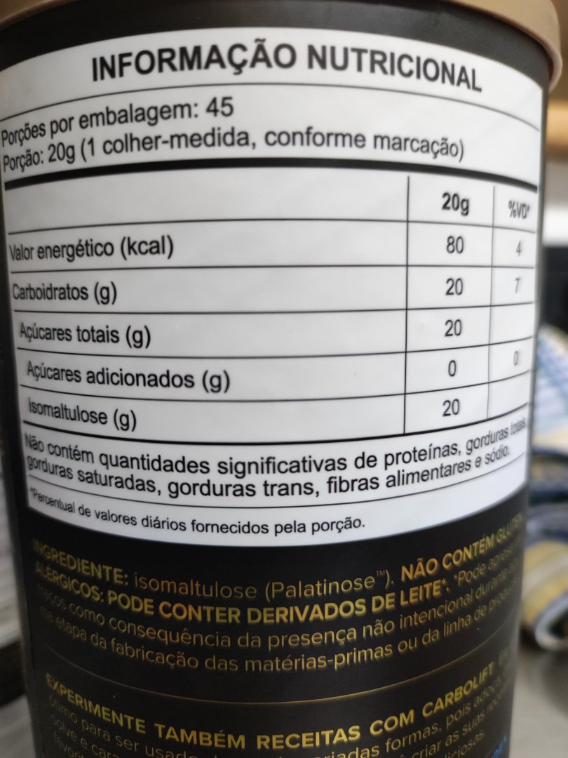 Carbolift (Isomaltulose/Palatinose)