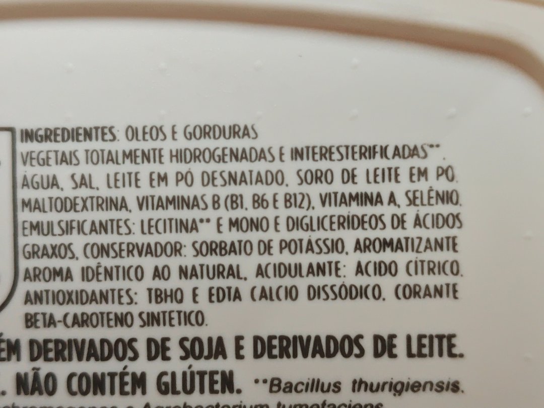 Margarina Vegetal