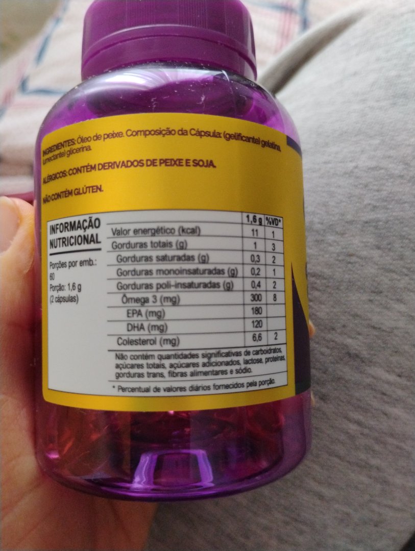 Suplemento de Ômega 3
