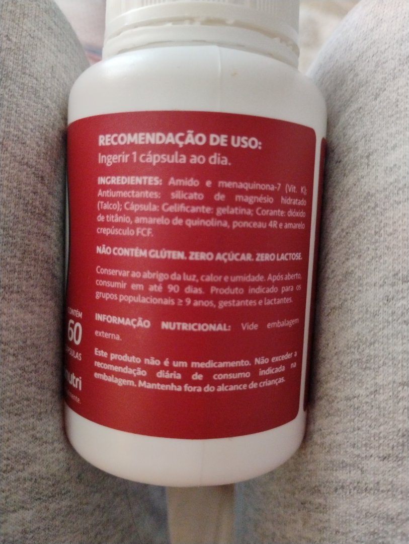 Suplemento de Vitamina K2 (Menaquinona-7)