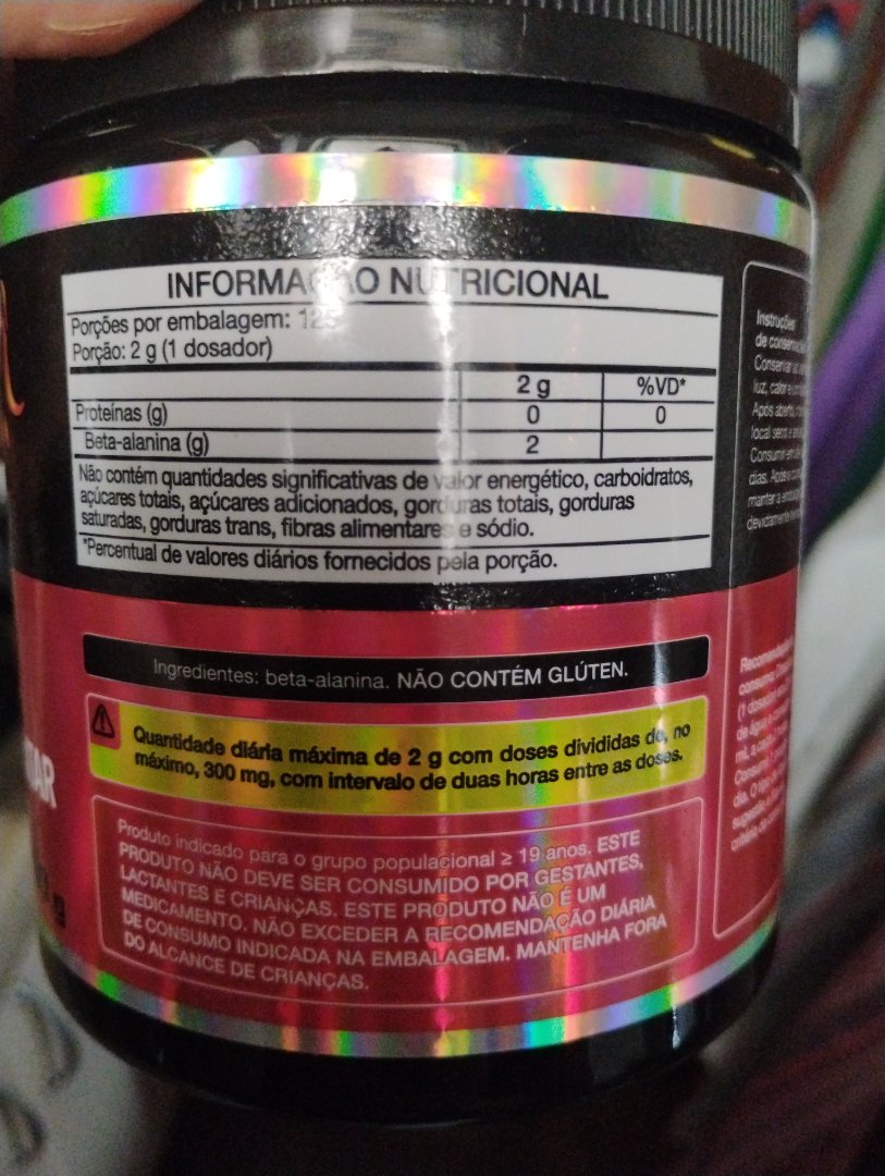 Suplemento de Beta-Alanina