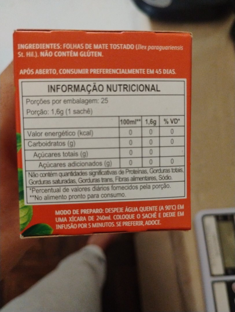 Chá de Mate Tostado