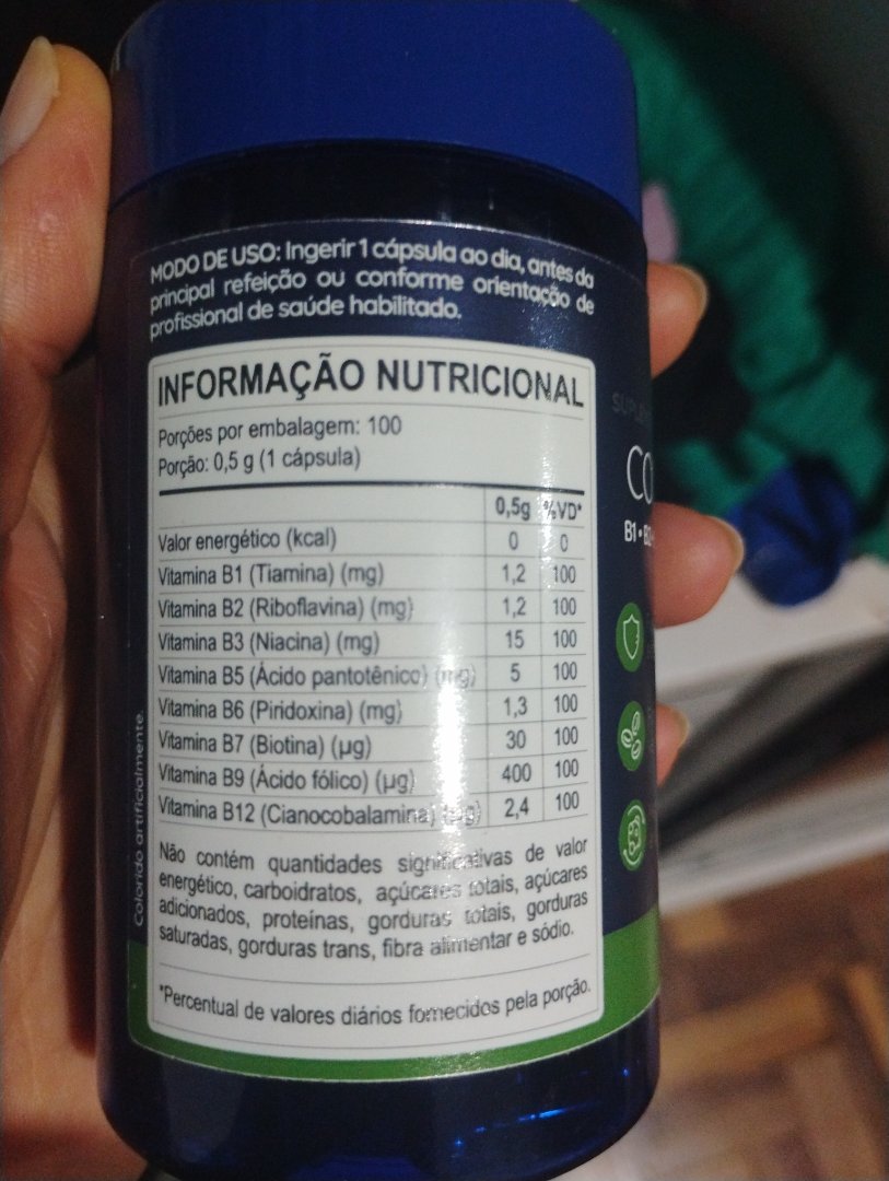Suplemento de Vitaminas do Complexo B