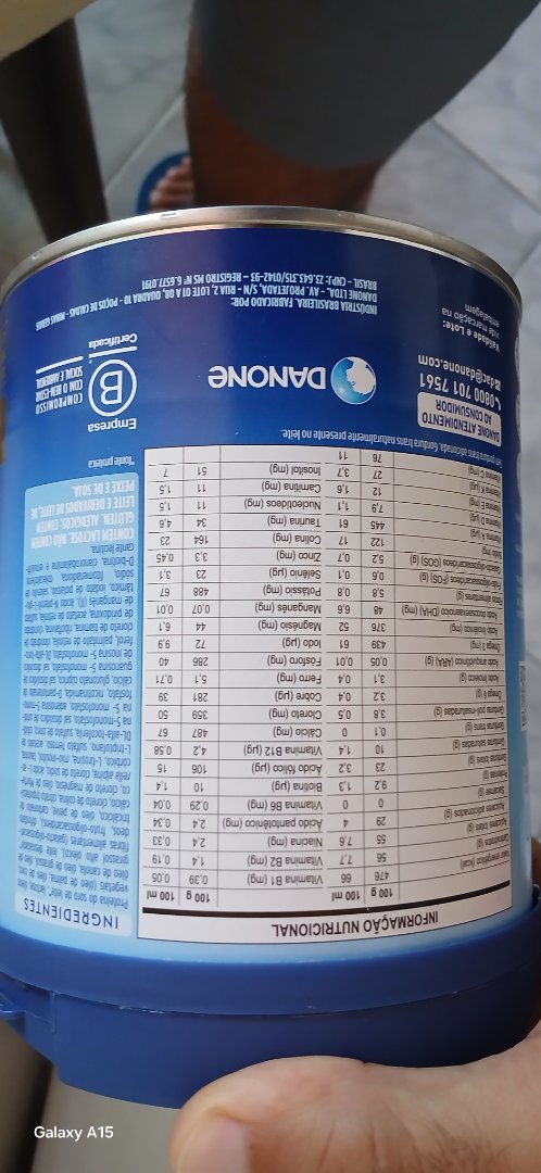 Fórmula Infantil Danone (Aptamil)