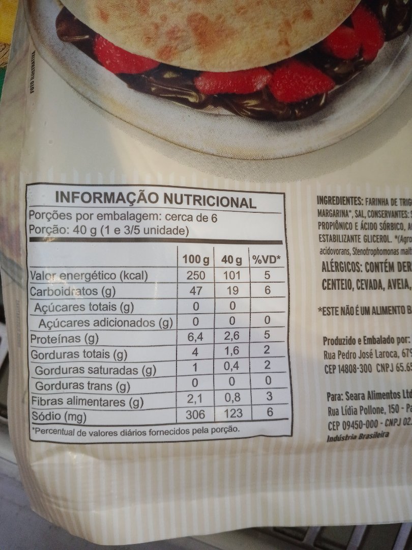 Massa para Tortilha (Rap10)