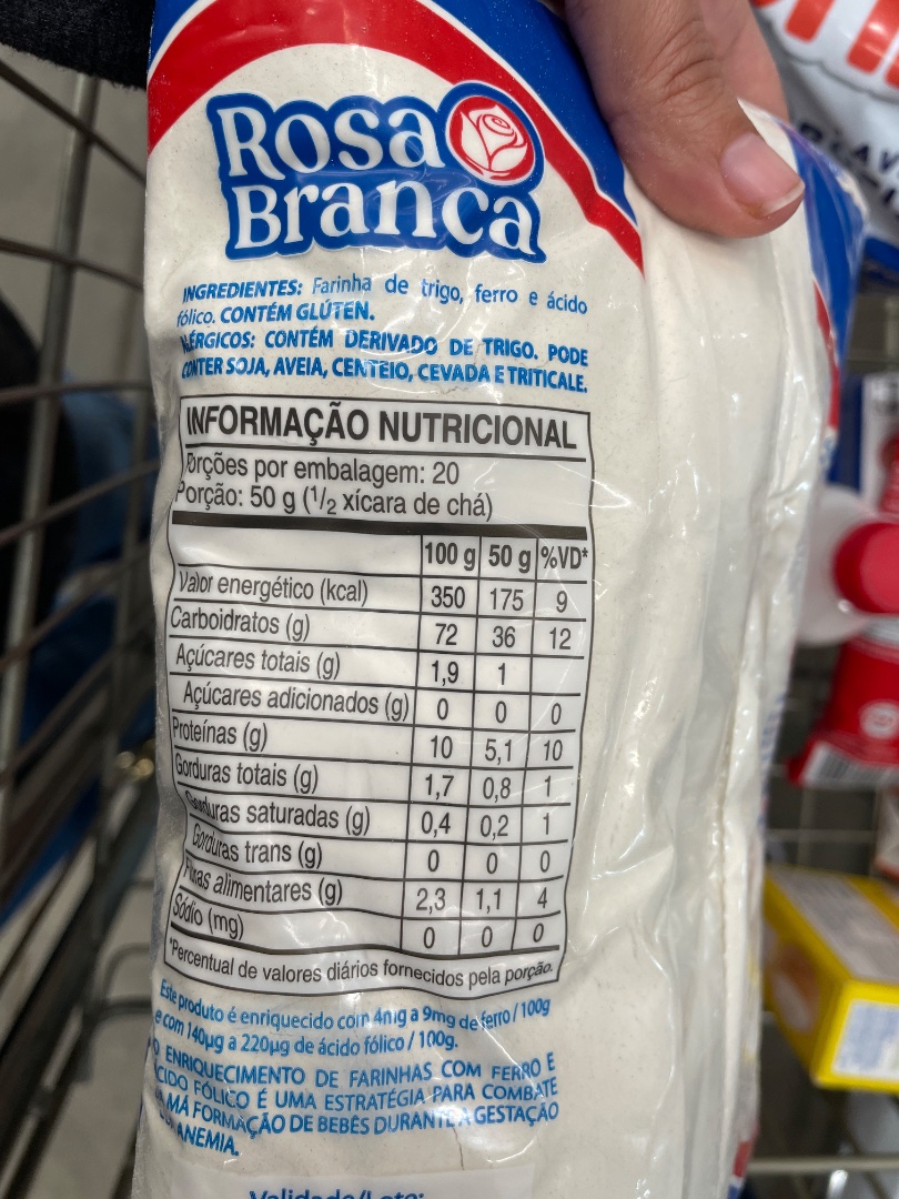 Farinha de Trigo Rosa Branca